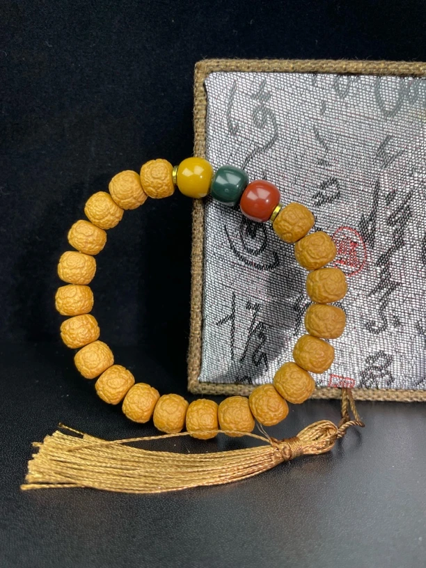 全品精雕-猴头核桃-饕餮-文玩手串