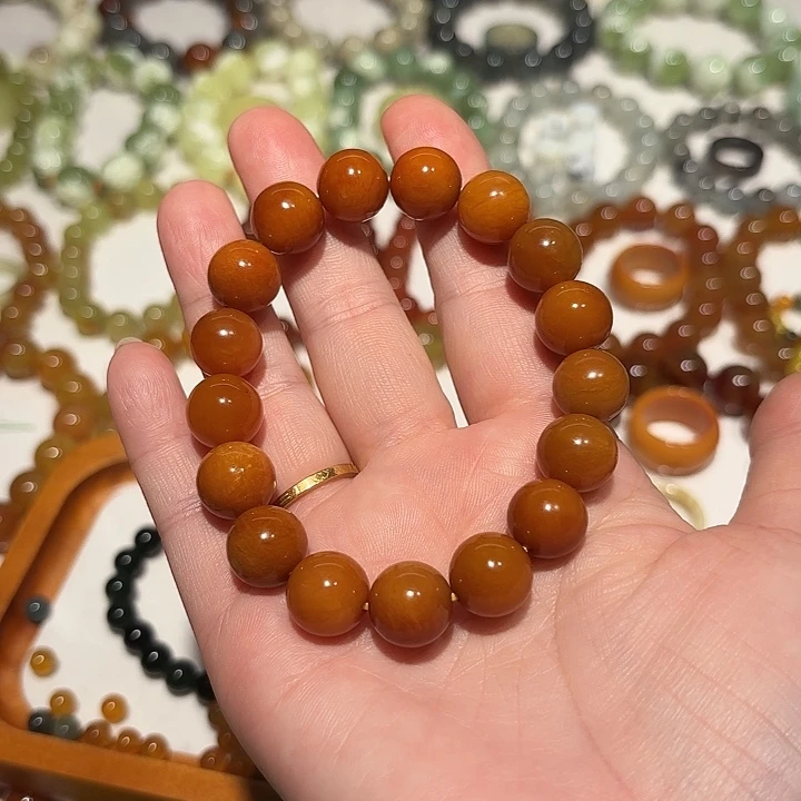未镶嵌蛇纹石玉手串