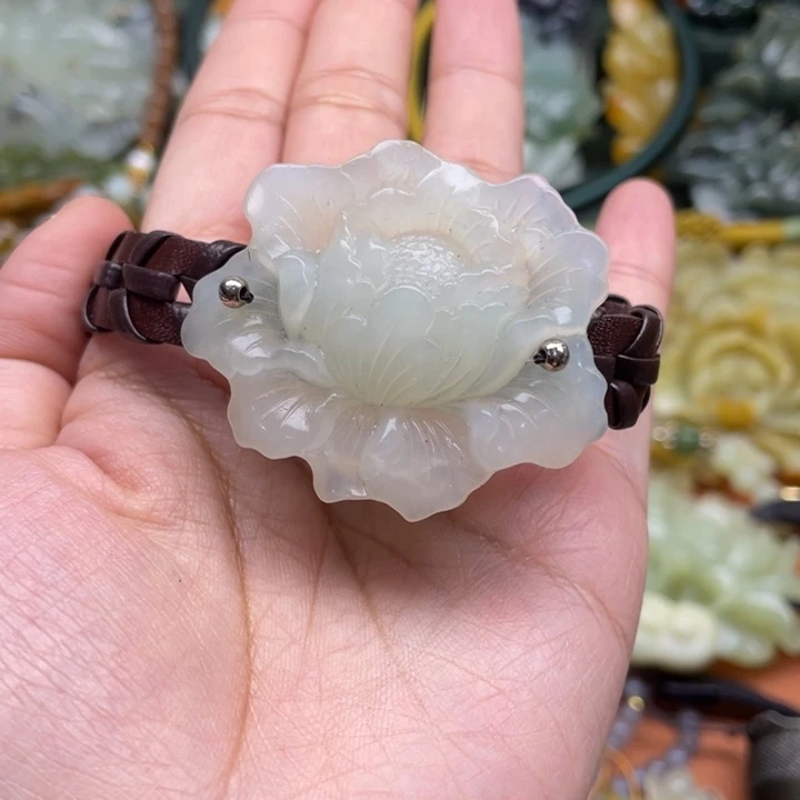 蛇纹石玉手牌合金