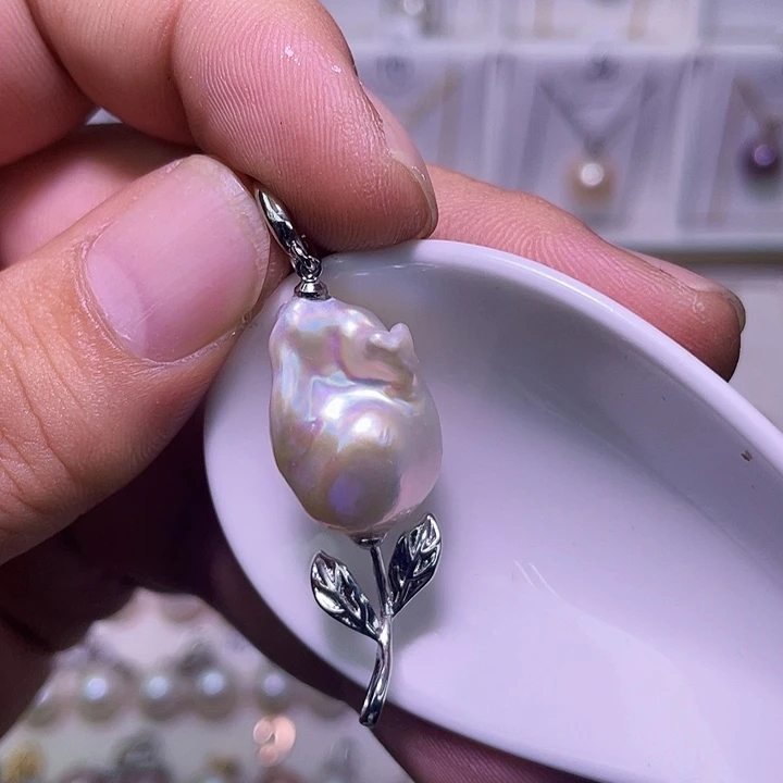 颈饰合金淡水珍珠30