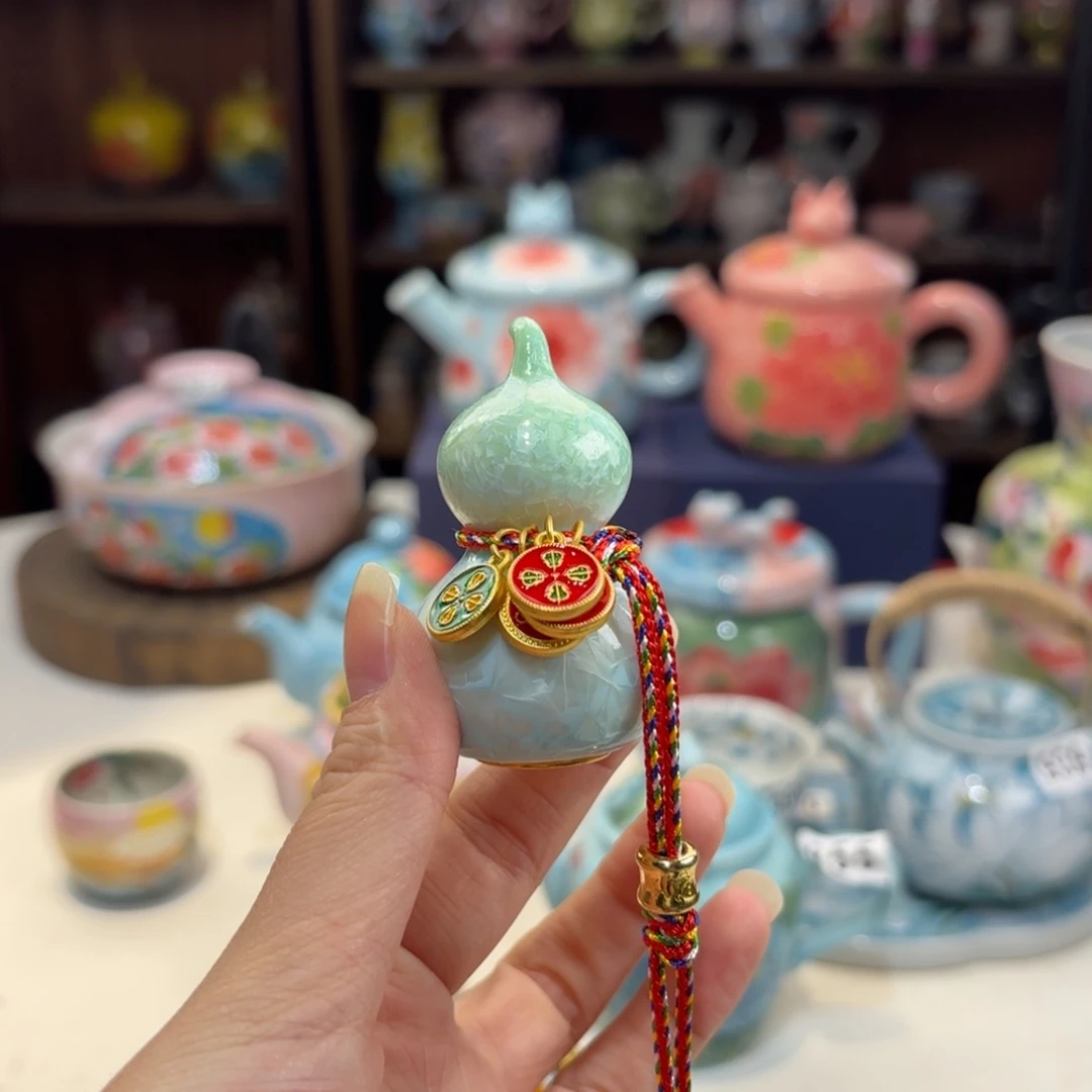 景德镇手绘高温釉下彩陶瓷茶具