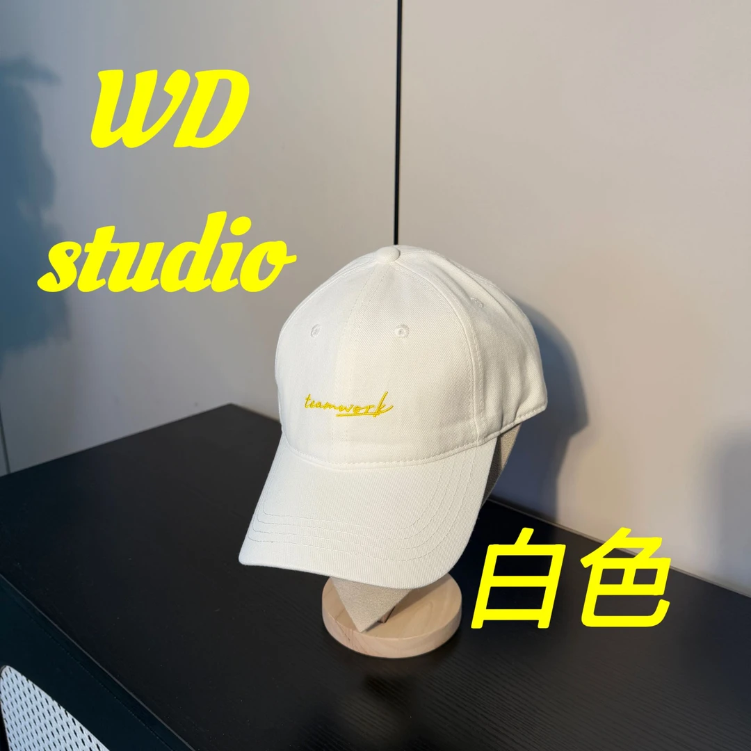 【WD】棒球帽鸭舌帽显脸小情侣大头围遮阳帽防晒休闲韩系teamwork