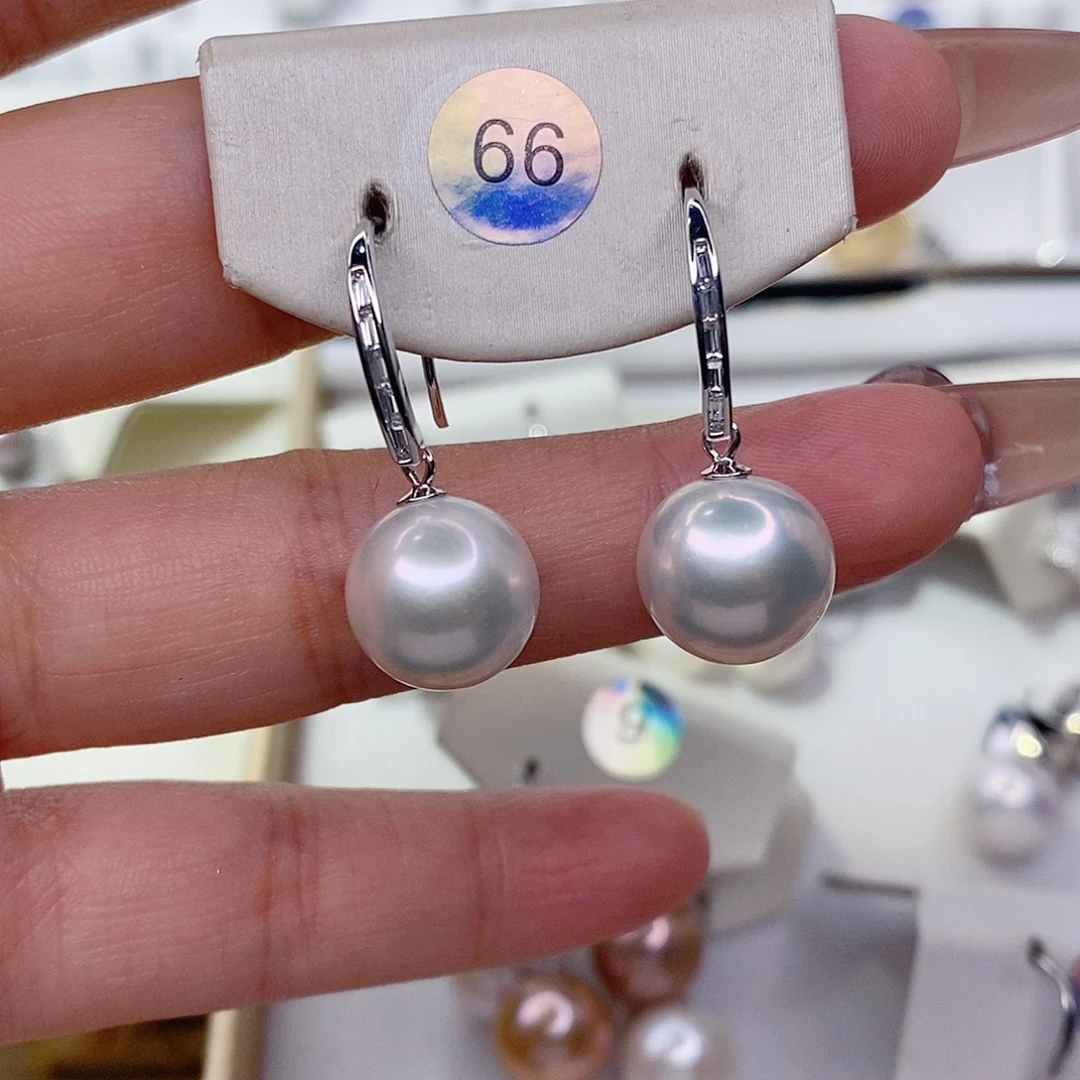 是****淡水珍珠耳饰银S925镶嵌