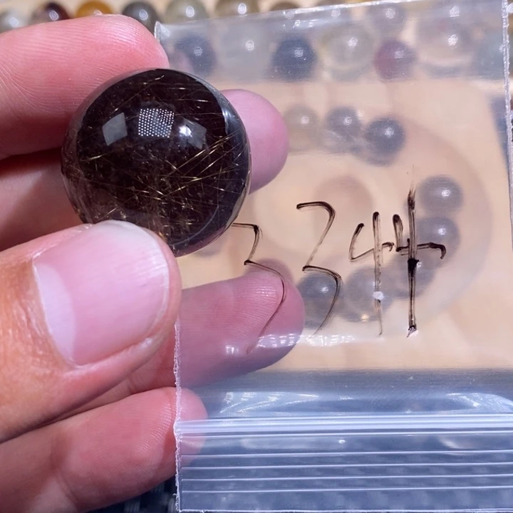 汉***T未镶嵌手链发晶天然水晶手串