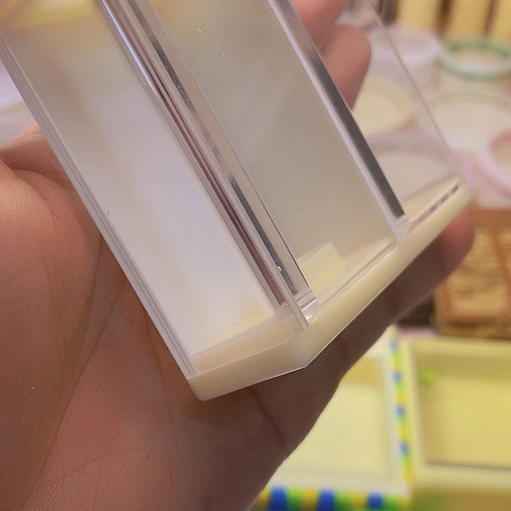有机玻璃双格金钟竹玲盒
