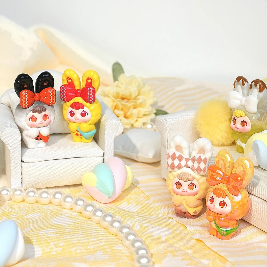 【拆盒】SPBOMI出游小兔系列萌粒潮玩盲盒盲袋