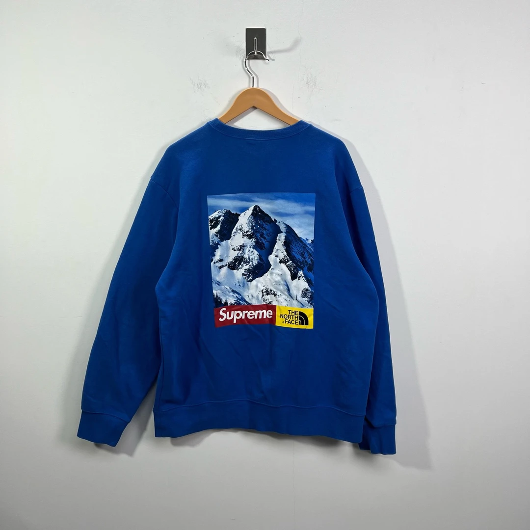 99新 Supreme 雪山加绒卫衣 准新 L码 #2351