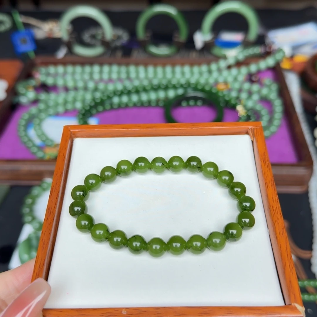 和田玉未镶嵌手链