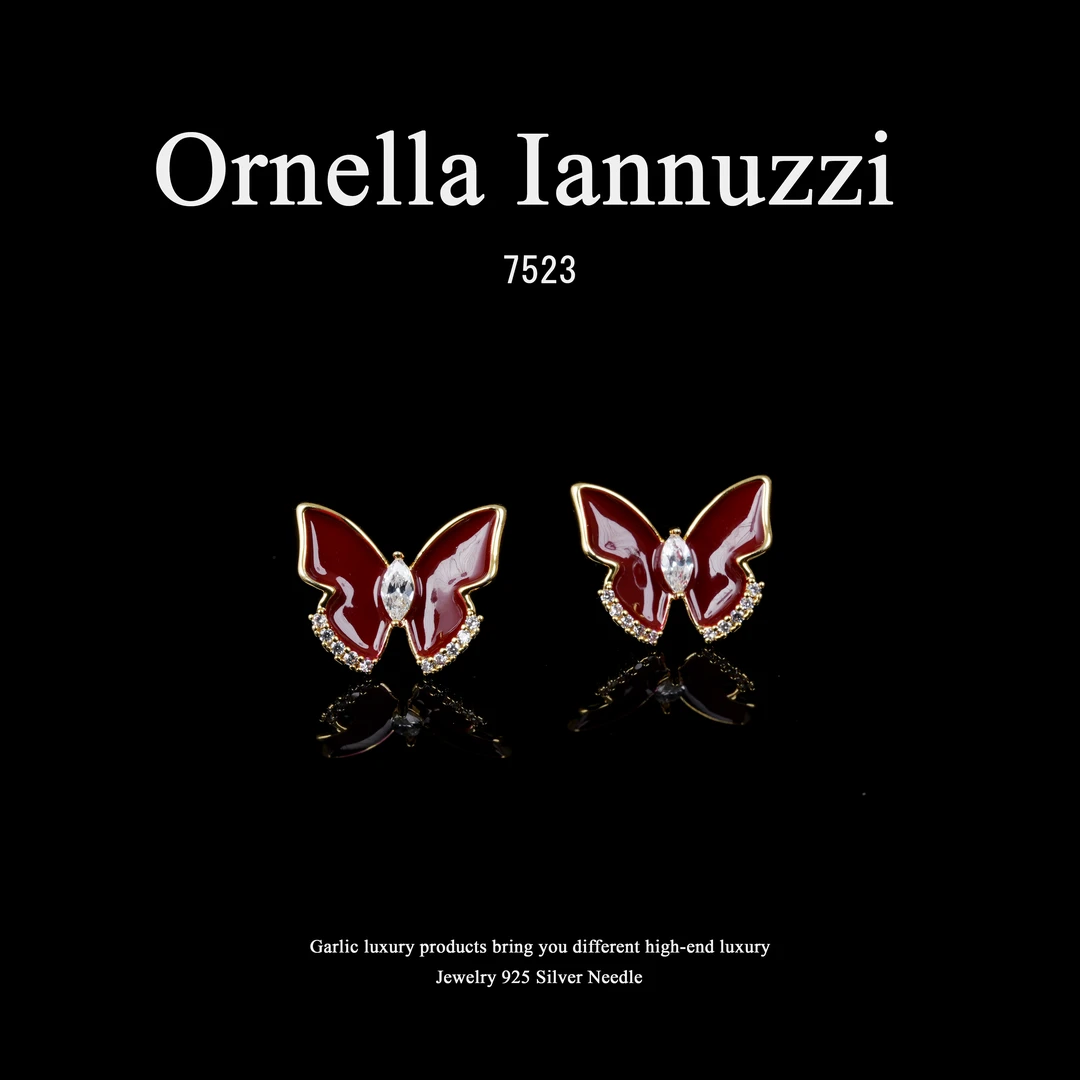 镀K金 Ornella Iannuzzi耳饰~7523