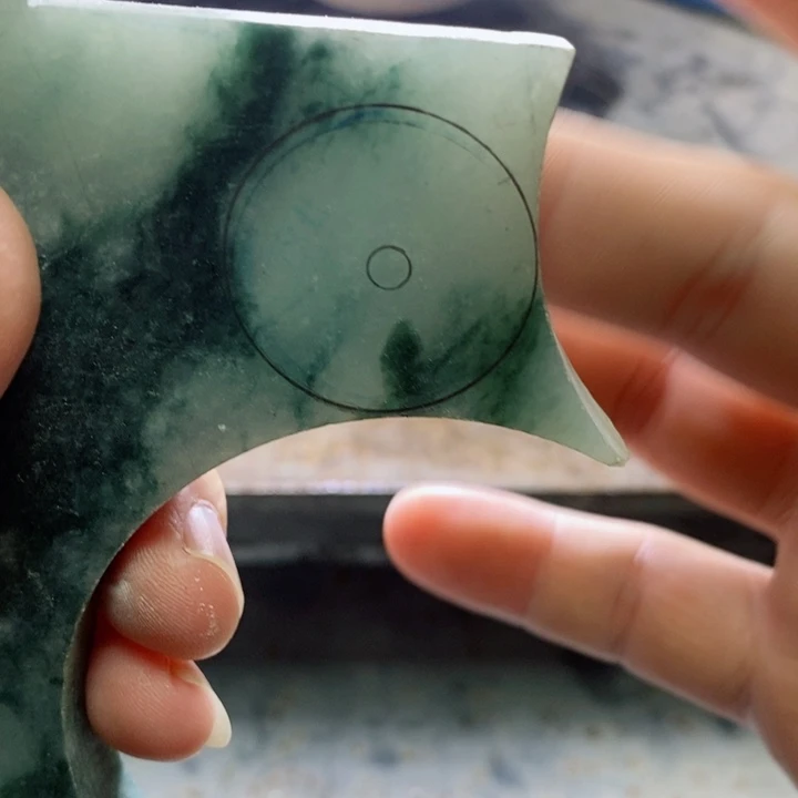 定制翡翠未镶嵌平安扣