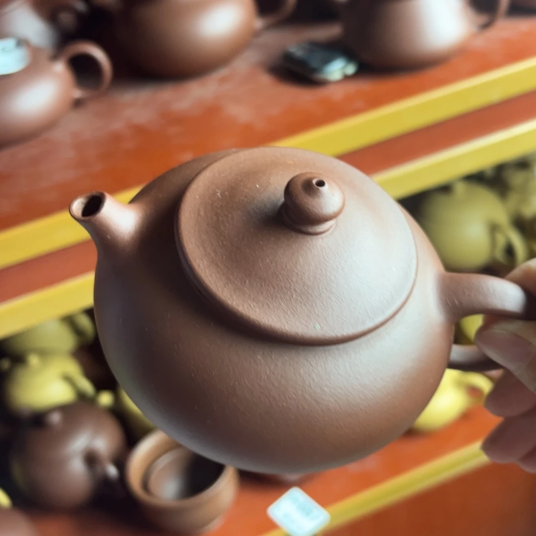 茶壶紫砂紫泥半手工200
