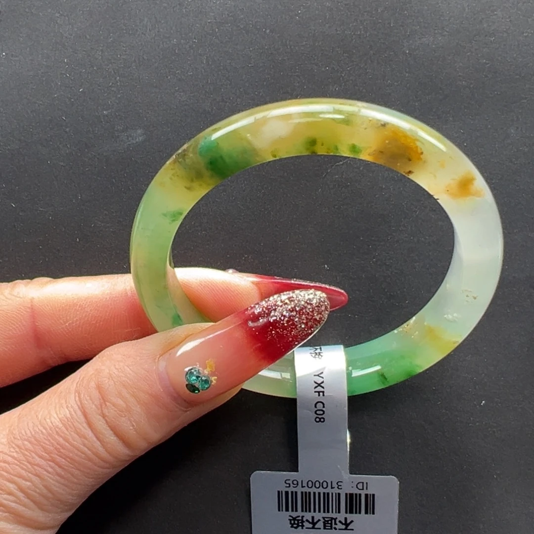 石英质玉未镶嵌手镯秀秀53.6