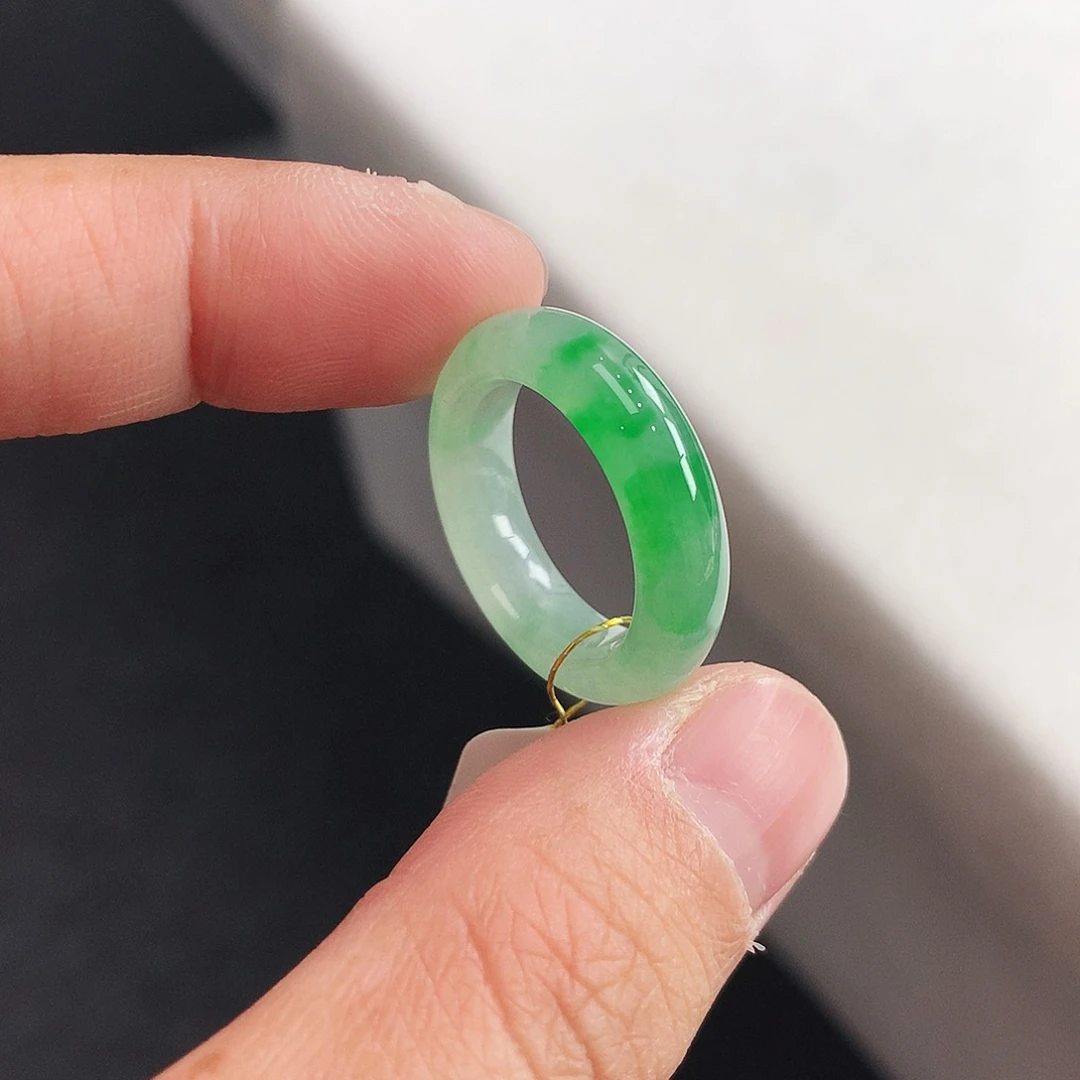 翡翠未镶嵌戒指12-13号