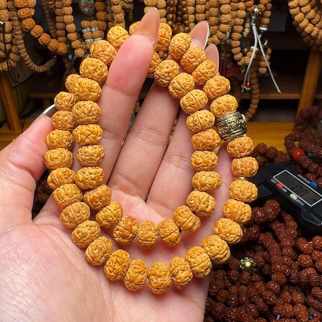 金刚菩提吊坠10mm双圈原皮