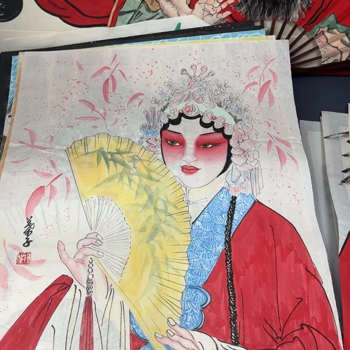 国画禅意画纯手绘作品