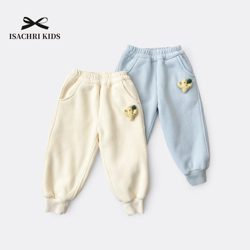 【9.18清】仙人掌 北方一条过冬~女童卫裤加绒加厚休闲裤 IS274