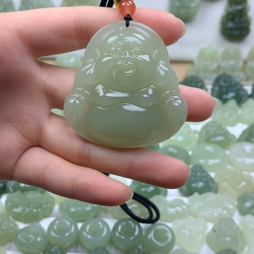 【闪购商品】颈饰未镶嵌和田玉微*笑
