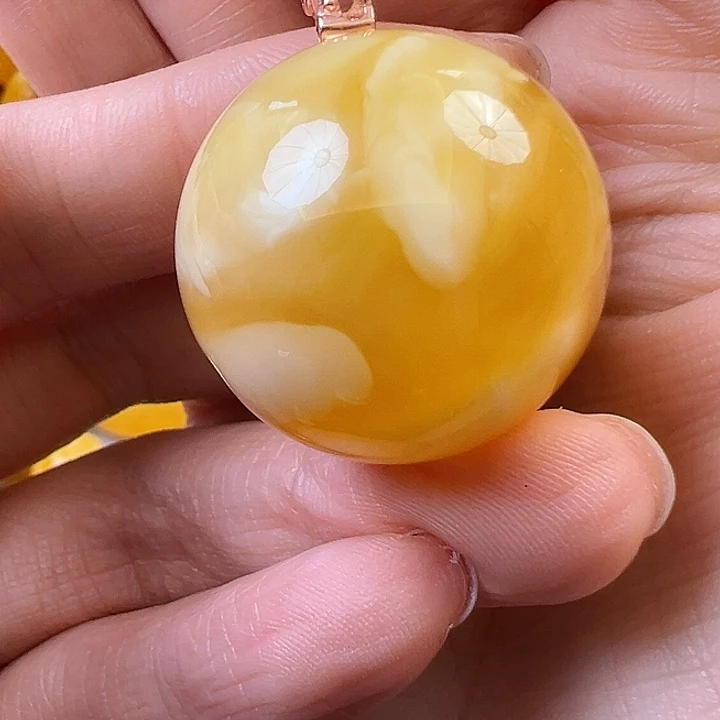 蜜蜡颈饰未镶嵌蜜蜡