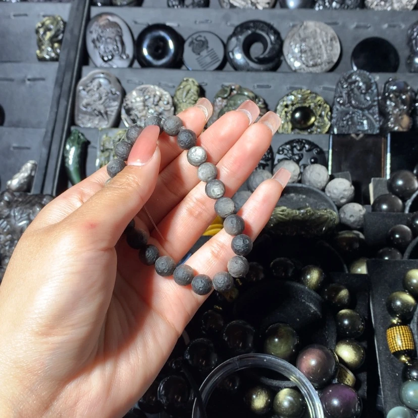 【闪购商品】黑曜岩手链未镶嵌-****n