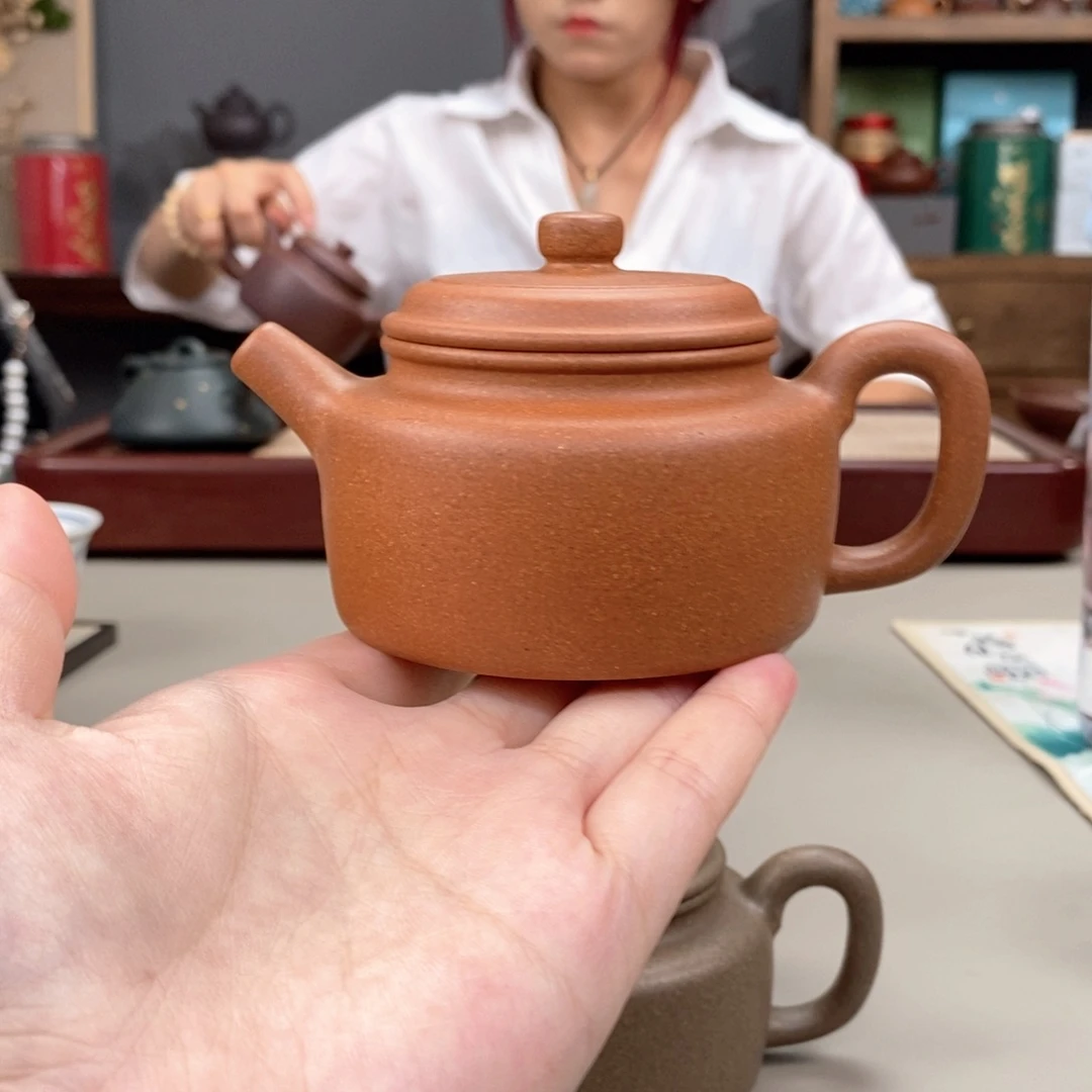 茶壶紫砂黄降坡德钟半手160cc