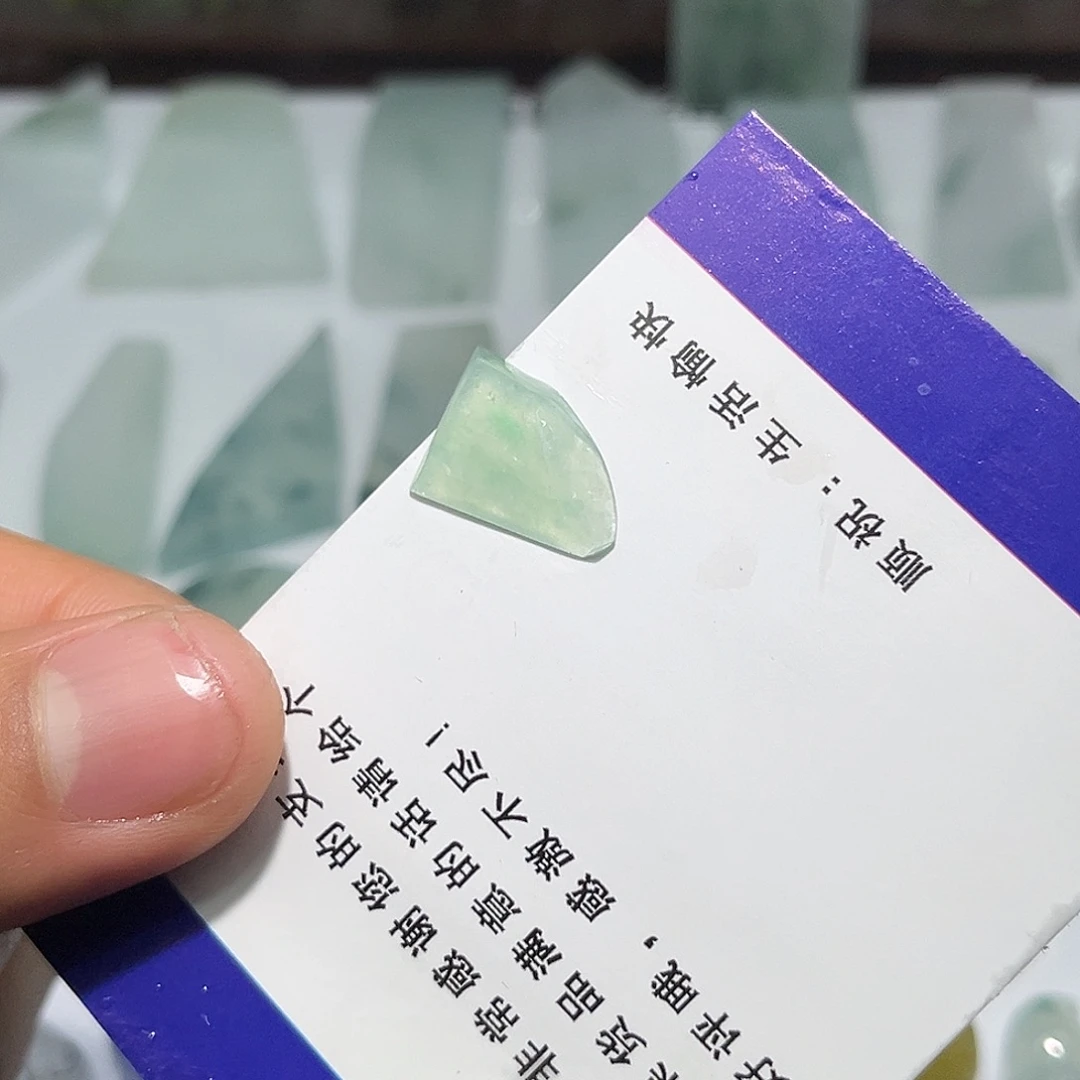 翡翠未镶嵌颈饰fds