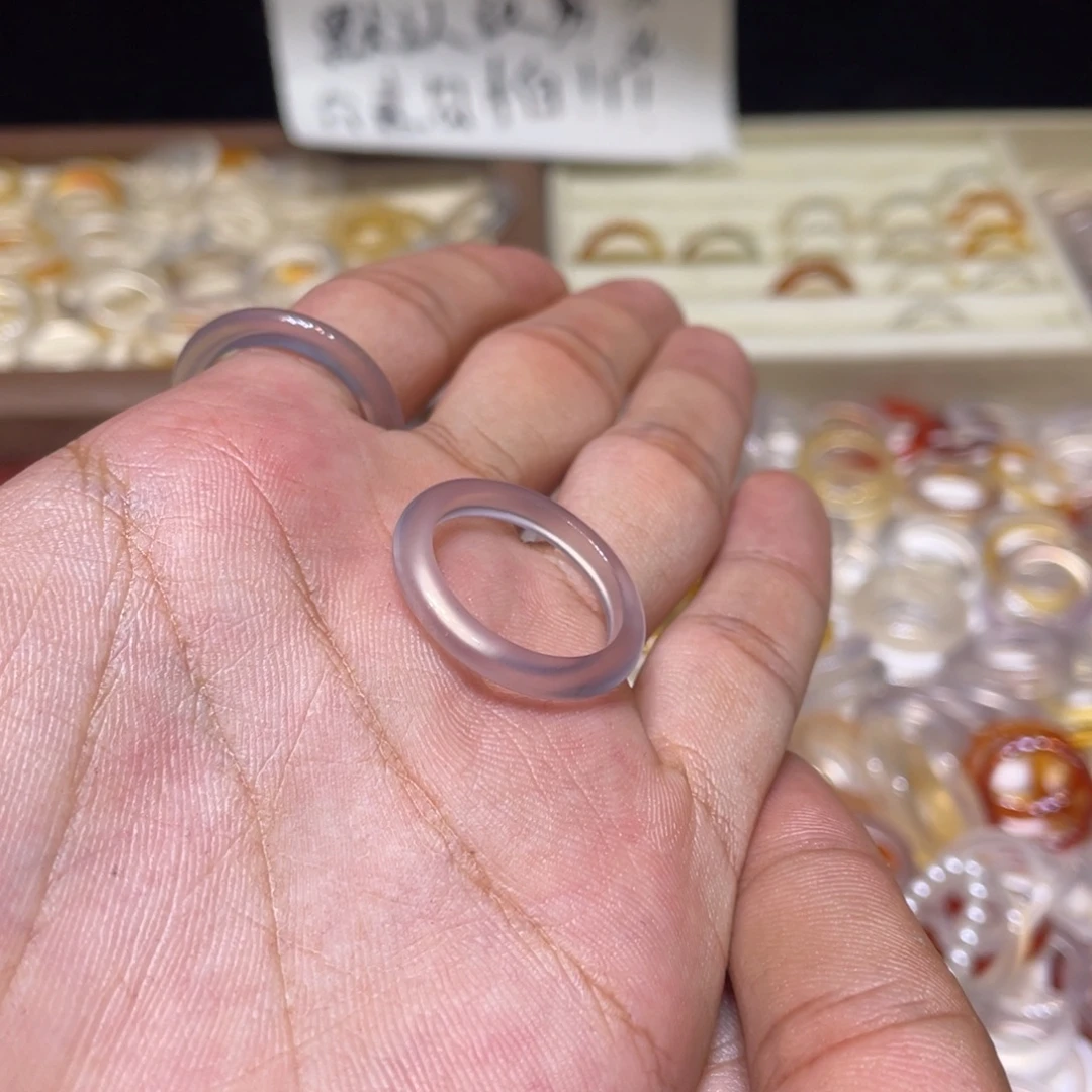 玛瑙/玉髓未镶嵌戒指414号港20