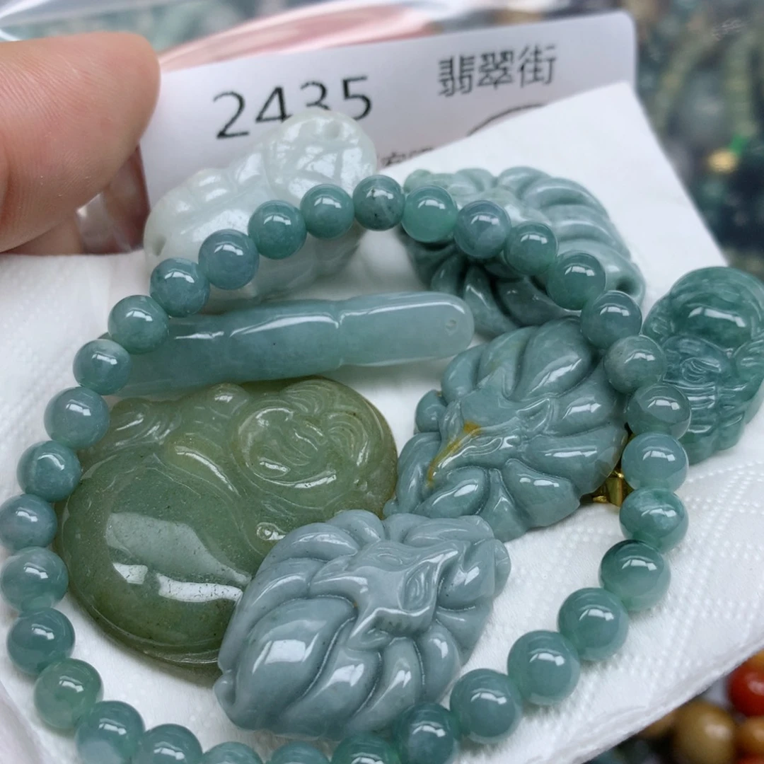 颈饰未镶嵌翡翠翡翠