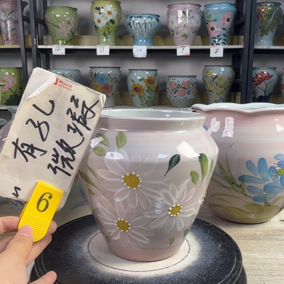 罐1tc景德镇陶瓷花盆