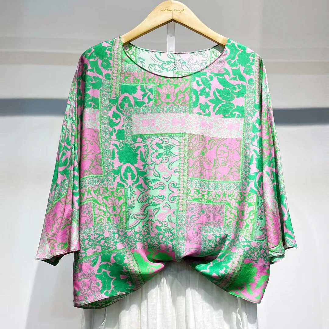 【萨拉迪恩】【巴厘岛】帽檐下的清凉  桑蚕丝棉T恤