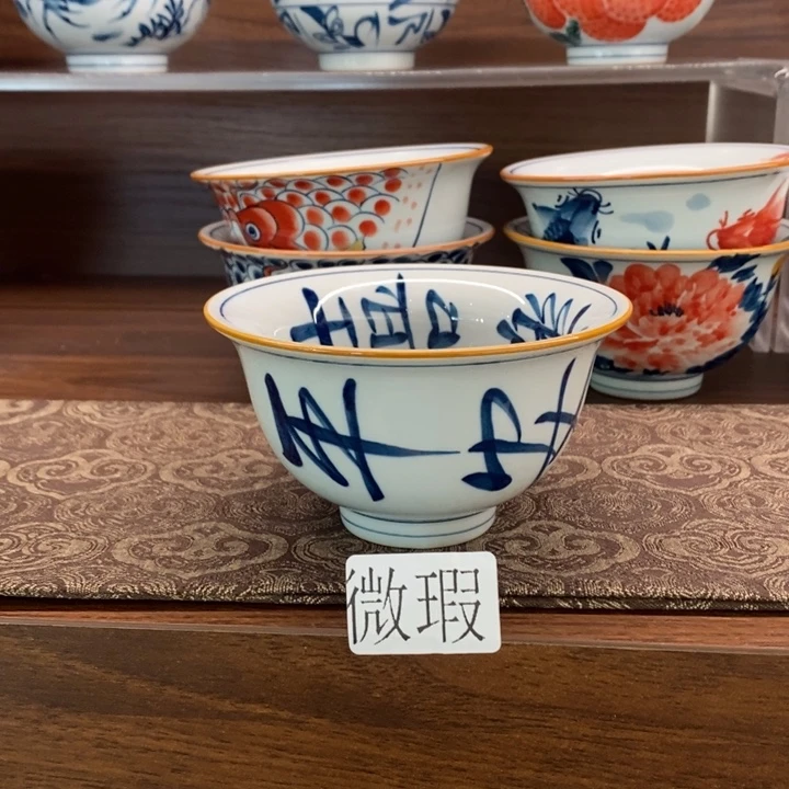 釉下老陶泥手工绘制