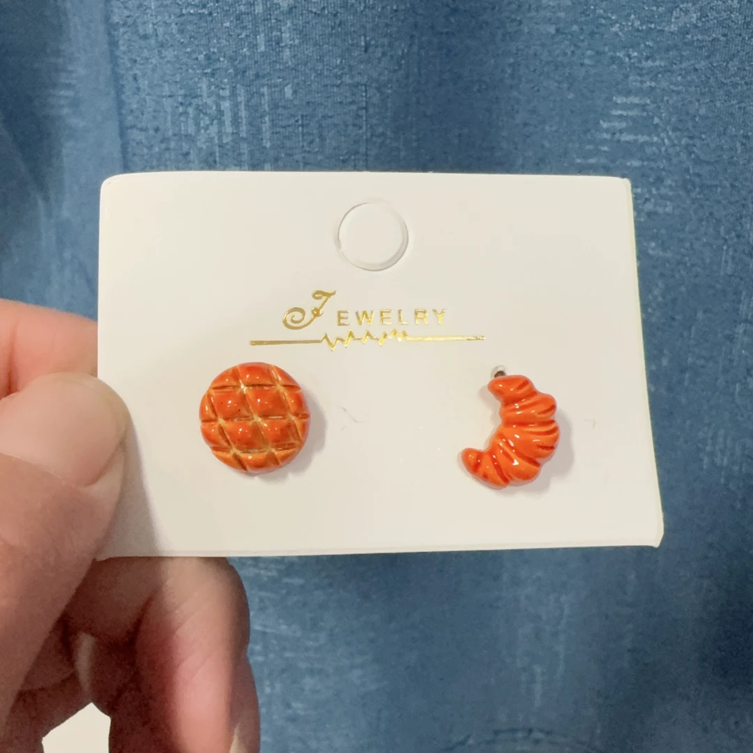 合金耳饰 32号A189小零食耳钉创意个性耳环