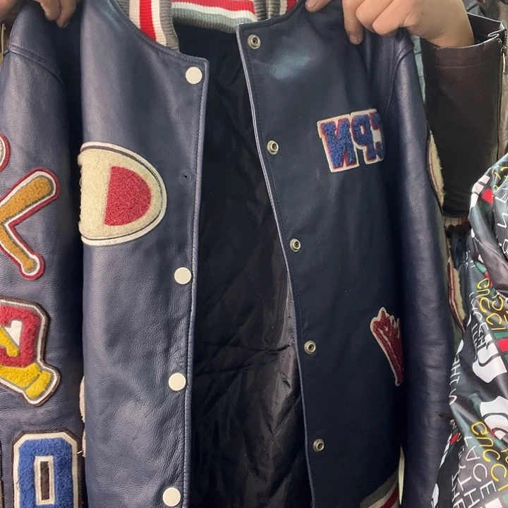 刺绣棒球外套男韩版修身