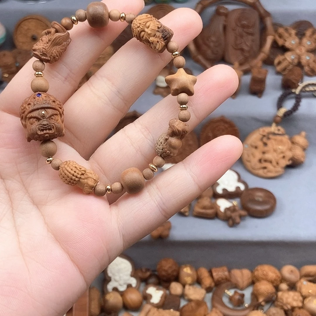 檀香木无事牌海**川默认微瑕