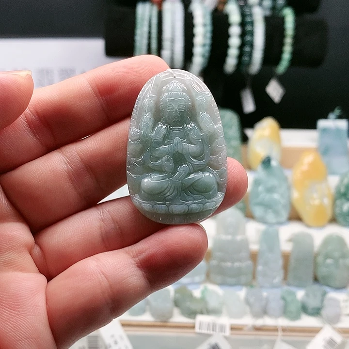 吊坠(不含链)未镶嵌翡翠69千手观音