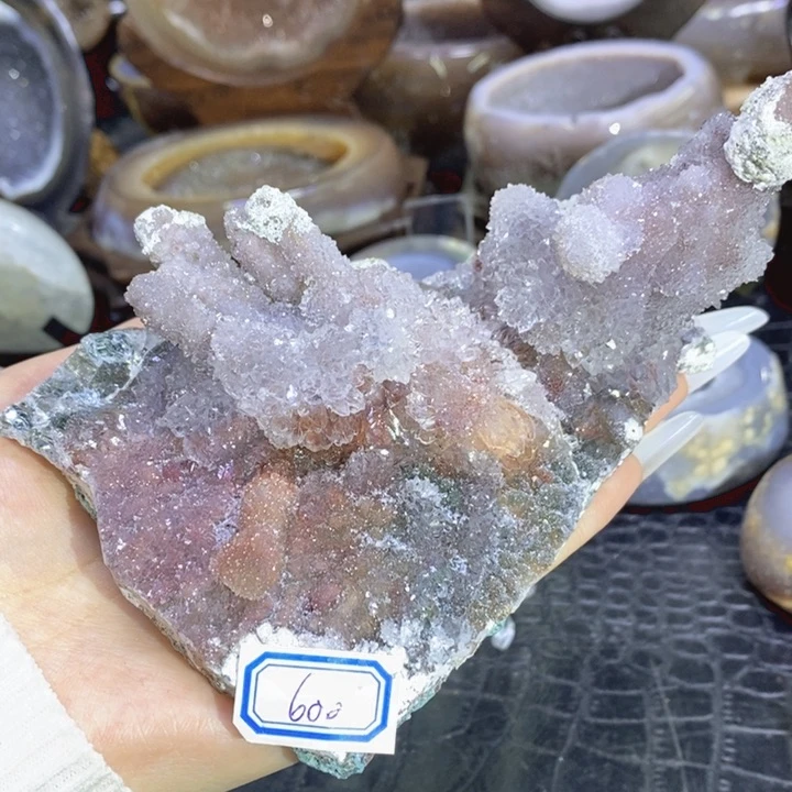 未镶嵌珠宝半成品水晶红紫花花软糖森林