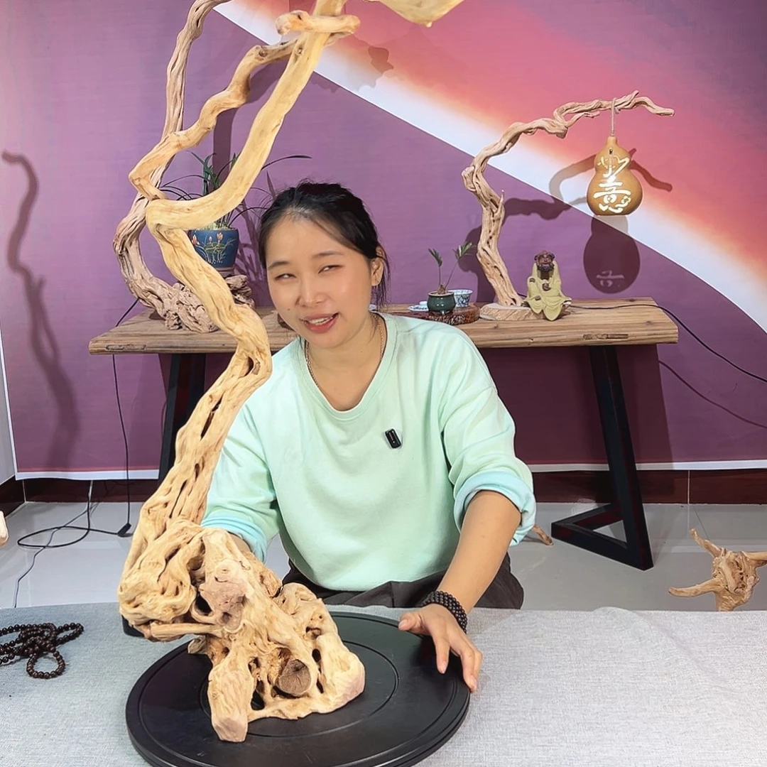 忘***我木天然杜鹃根根艺摆件