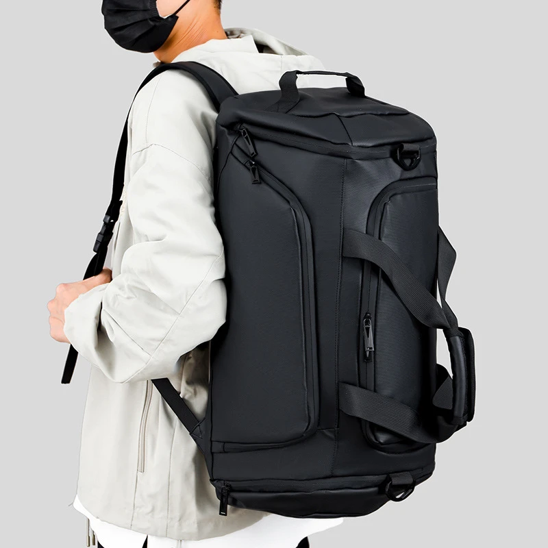 【达人专属】旅行包男士背包大容量行李包健身包防水运动双肩手提包