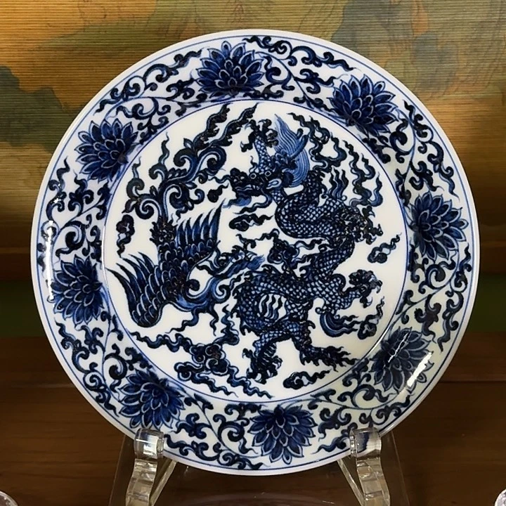 仿明宣德龙凤呈祥满工壶承纯手绘纯手拉坯假一赔万