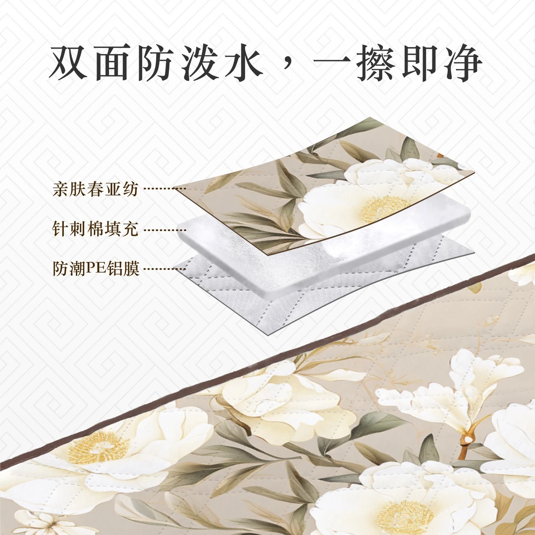 户外2025新品便携折叠露营垫户外防潮加厚防水野餐毯郊游用品国风
