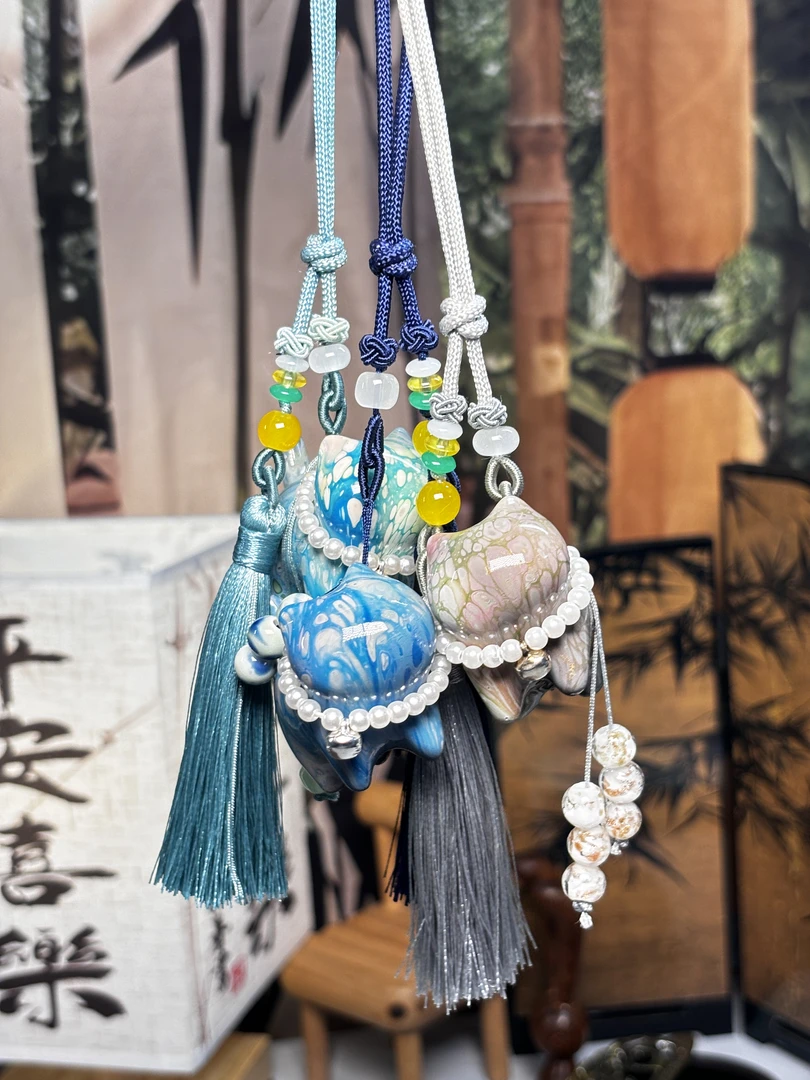 川泽手作/手工编绳/非遗大漆手工艺品/摆件创意