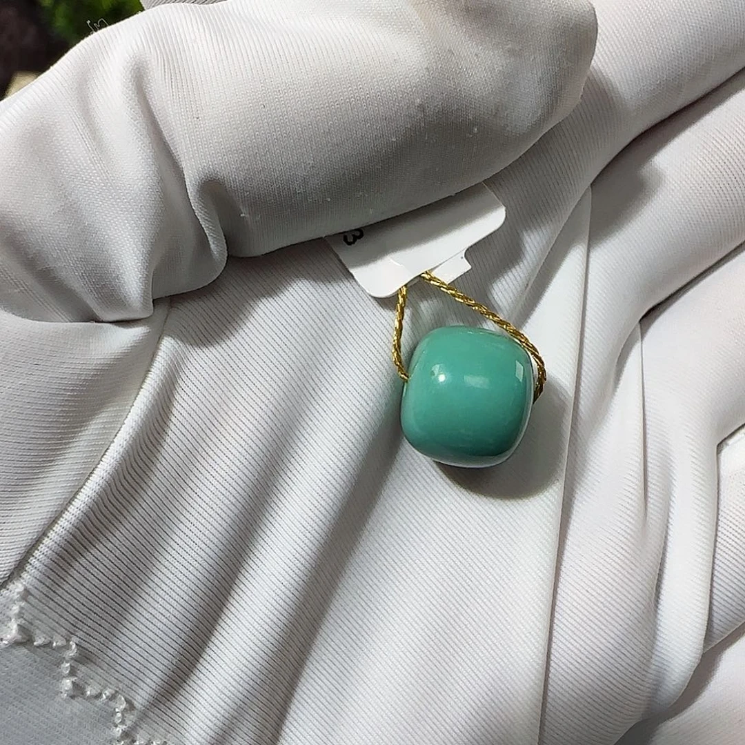 绿松石未镶嵌12mm➕单珠