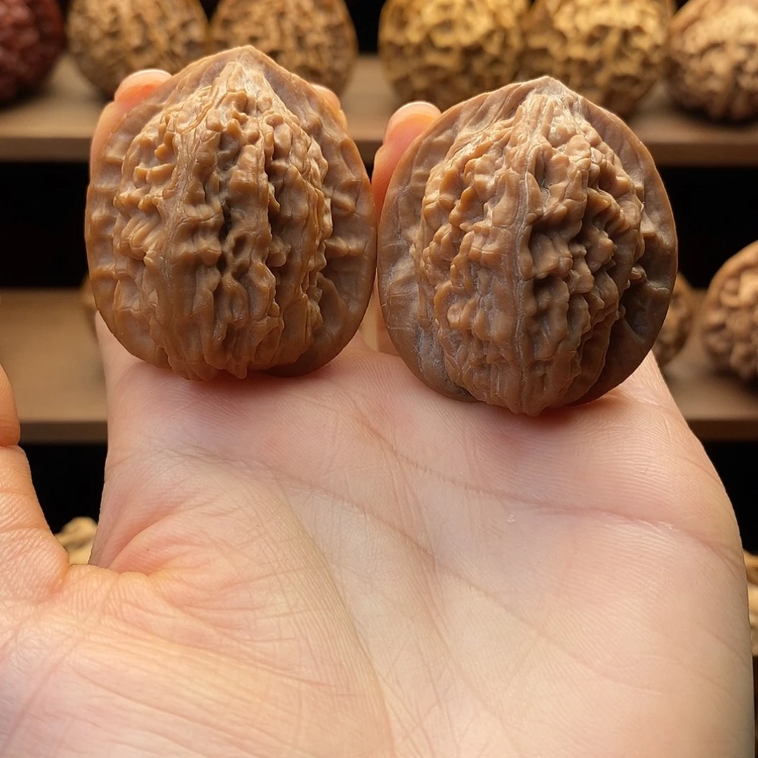 用***8吊坠文玩核桃秦鸡野22（静静文玩）