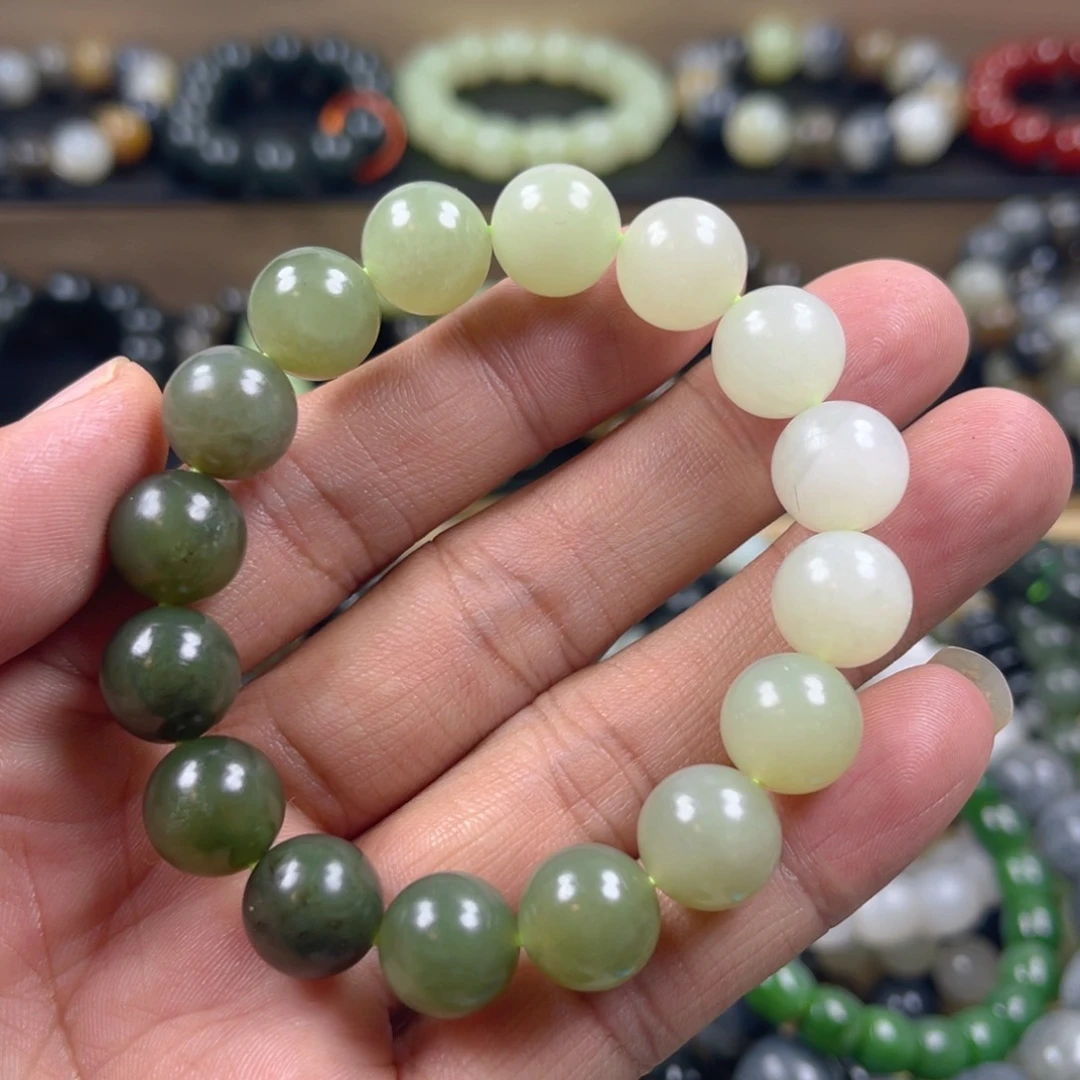 和田玉手串未镶嵌