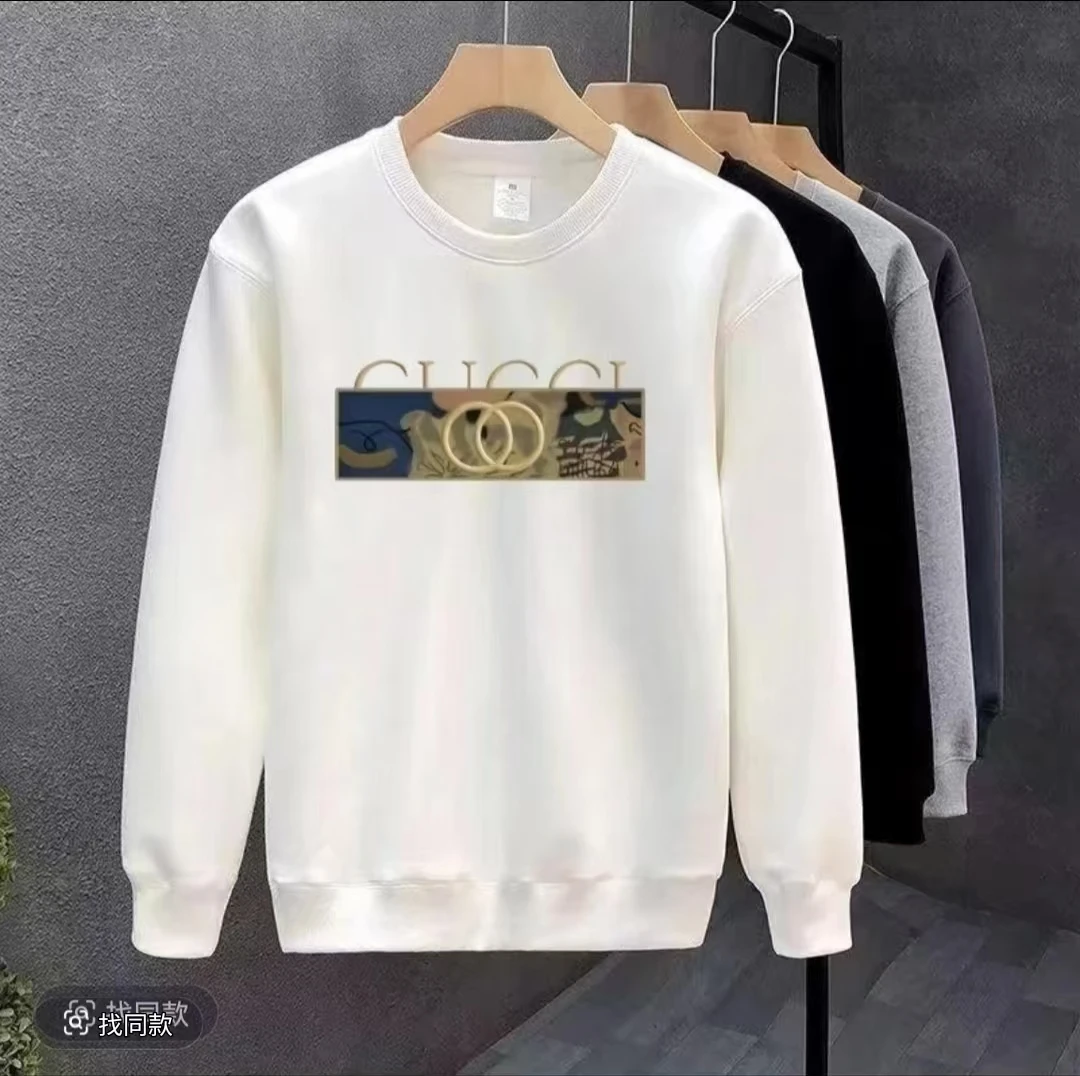 圆领秋季情侣潮服时尚运动卫衣—双环