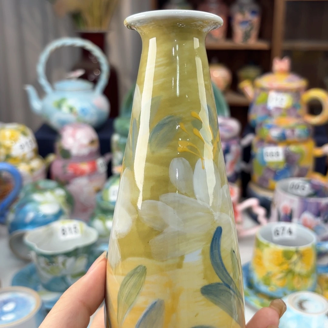 景德镇手绘高温釉下彩陶瓷茶具