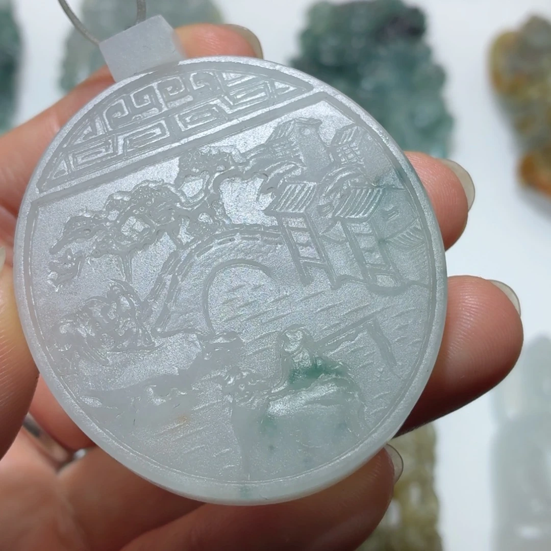 定制翡翠未镶嵌毛货