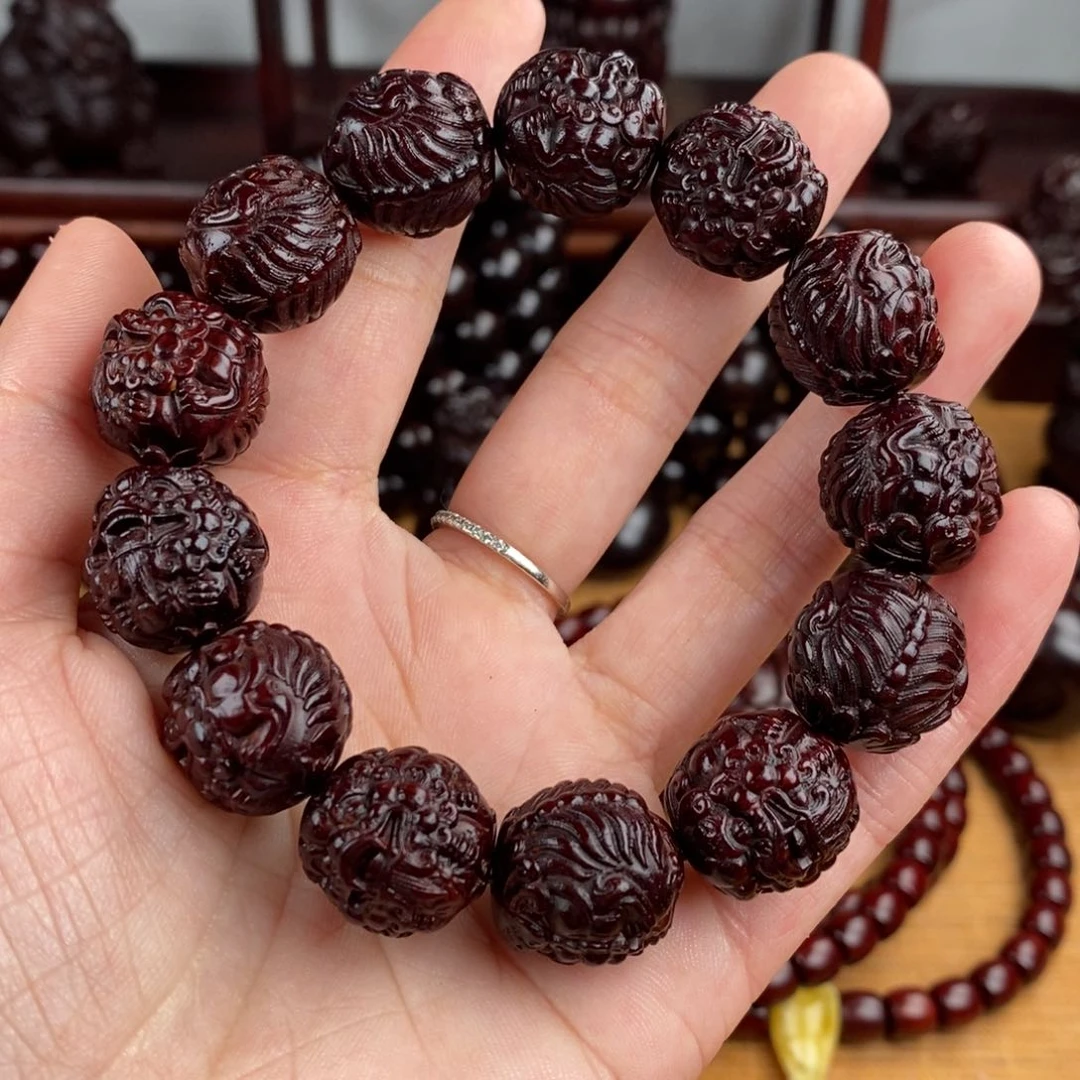 小叶紫檀手串/手链貔貅1.8