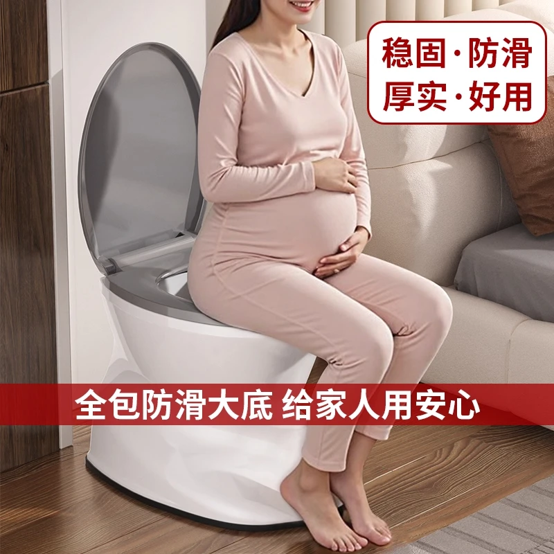 移动马桶老人蹲便椅家用室内老年人便携式孕妇简易蹲厕凳改坐便器