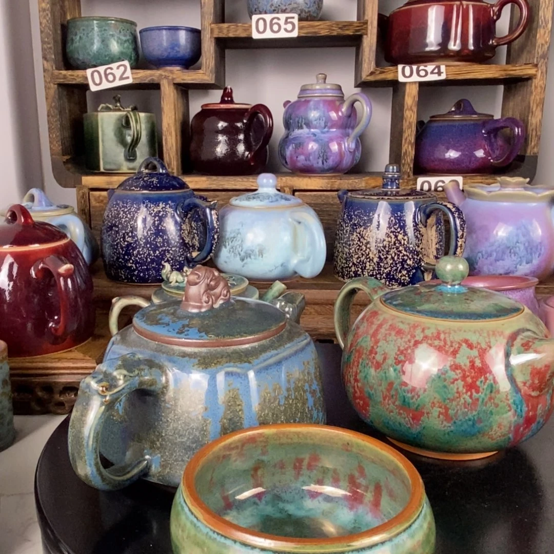 中国神后钧瓷茶具