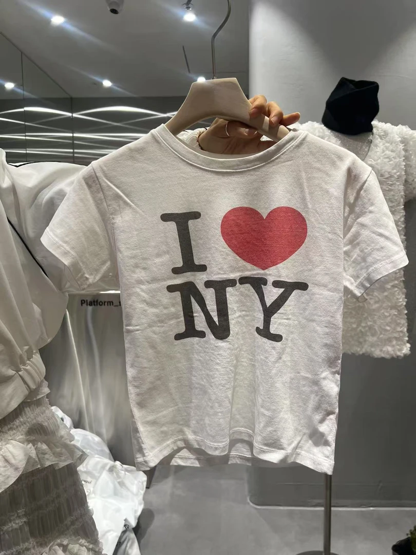 韩国东大门正品时尚短袖T恤021224（NO退NO换）